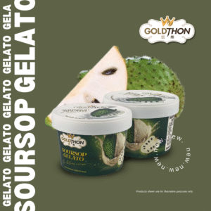 [KLANG VALLEY ONLY 只限雪隆区] <HALAL> SOURSOP GELATO 红毛榴莲意式冰淇淋 (100ML)